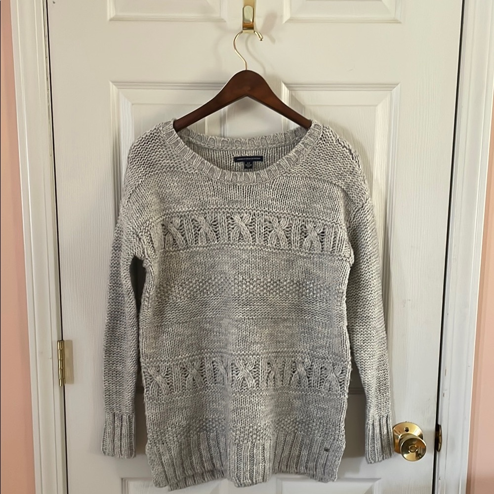 American Eagle Outfitters Gray Sweater